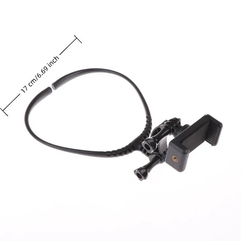 1Set Phone Action Camera 2 In 1 Neck Hold Mount For Action Universal Action Camera Phone Accessories Oasis Select