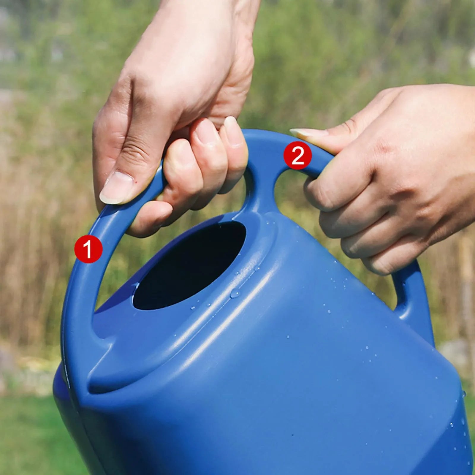 Home Garden 4L Watering Can Long Mouth Large Capacity Plant Sprinkler Garden Tool Lightweight Watering Pot Oasis Select