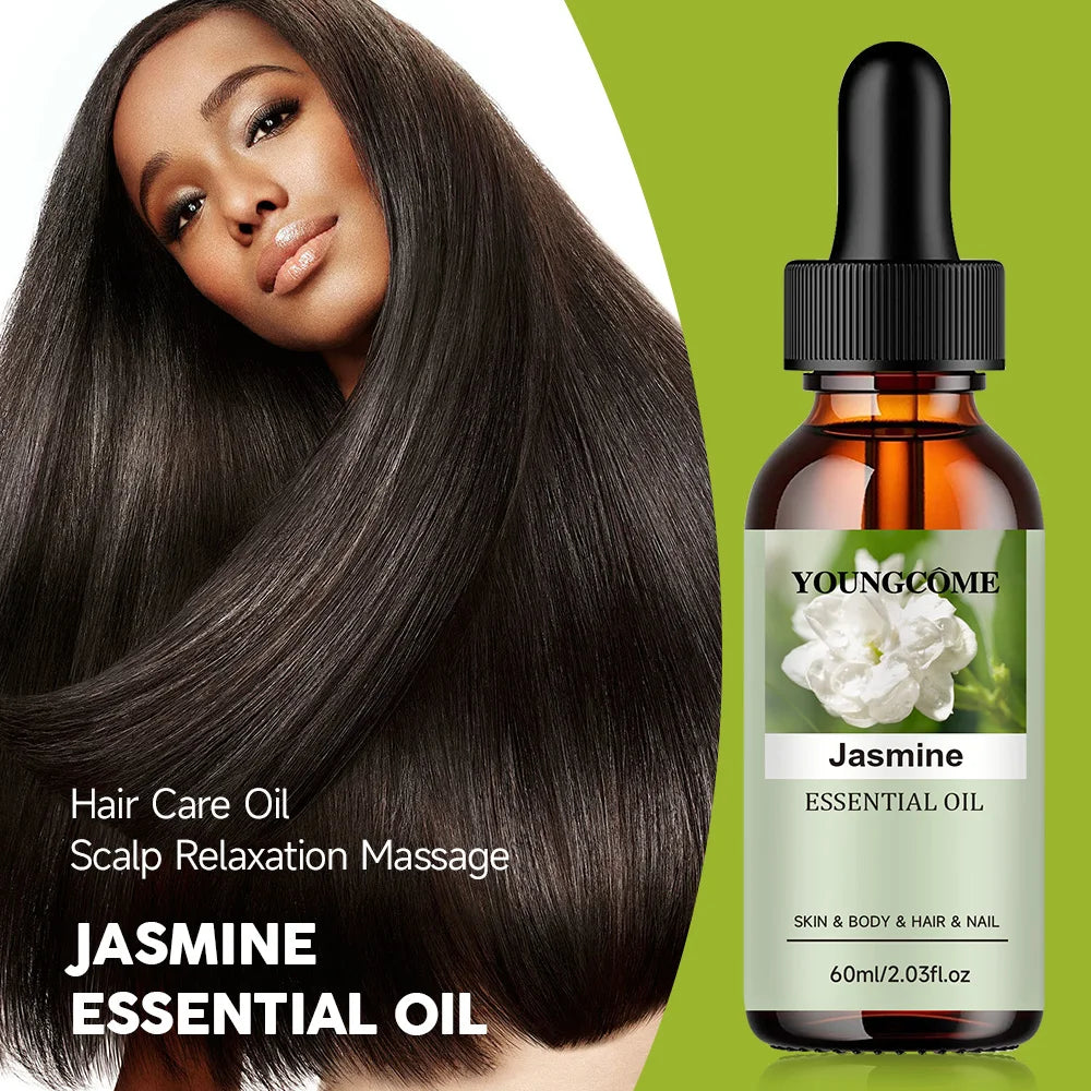 YOUNGCOME Jasmine Essential Oil – Hair, Skin & Aromatherapy