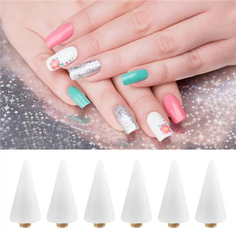 LIKE WISH 16Pieces Nail Rhinestones Picker Replacement Head Tips For Nail Dotting Pen To Pick Up Nail Gem Jewelry,Replacement He Oasis Select