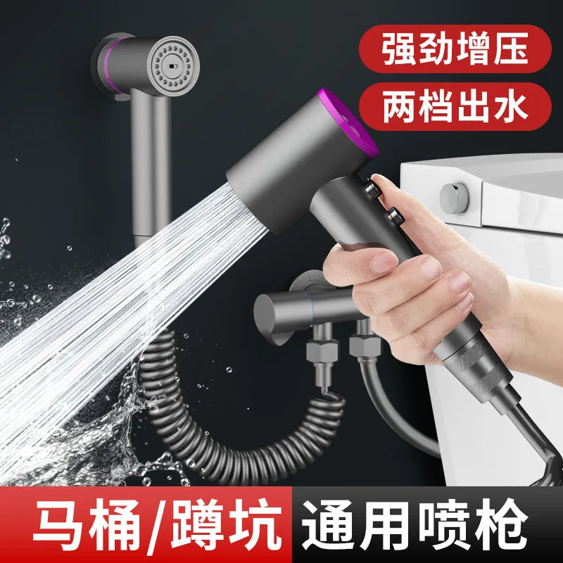 Hygienic shower toilet bidet sprayer shower head double outlet angle valve wall-mounted double outlet bidet toilet accessories Oasis Select