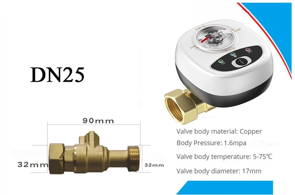 WiFi Smart Ball Valve DN15/DN20/DN25 | Alexa & Google Home Smart WiFi Ball Valve Oasis Select EU DN25 Manual