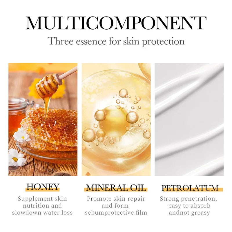 Honey and Vitamin E Hand Cream Moisturizing Lotion, enriched with glycerin, deeply hydrates and repairs dry, cracked hands Oasis Select
