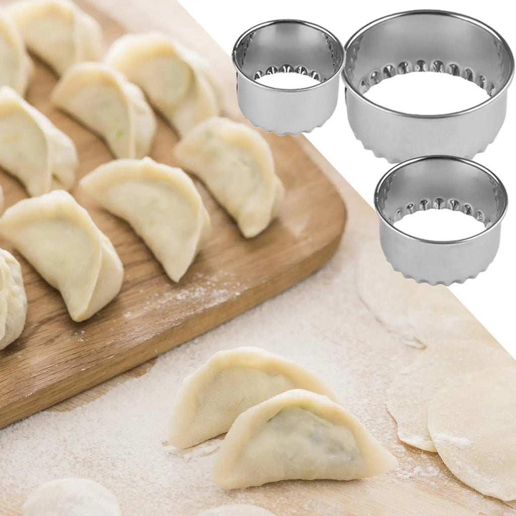 Round Mousse Mold Stainless Steel Reusable Biscuits Cookie Cutter DIY Pastry Baking Circle Ring Mold Baking Tool Bakeware Oasis Select