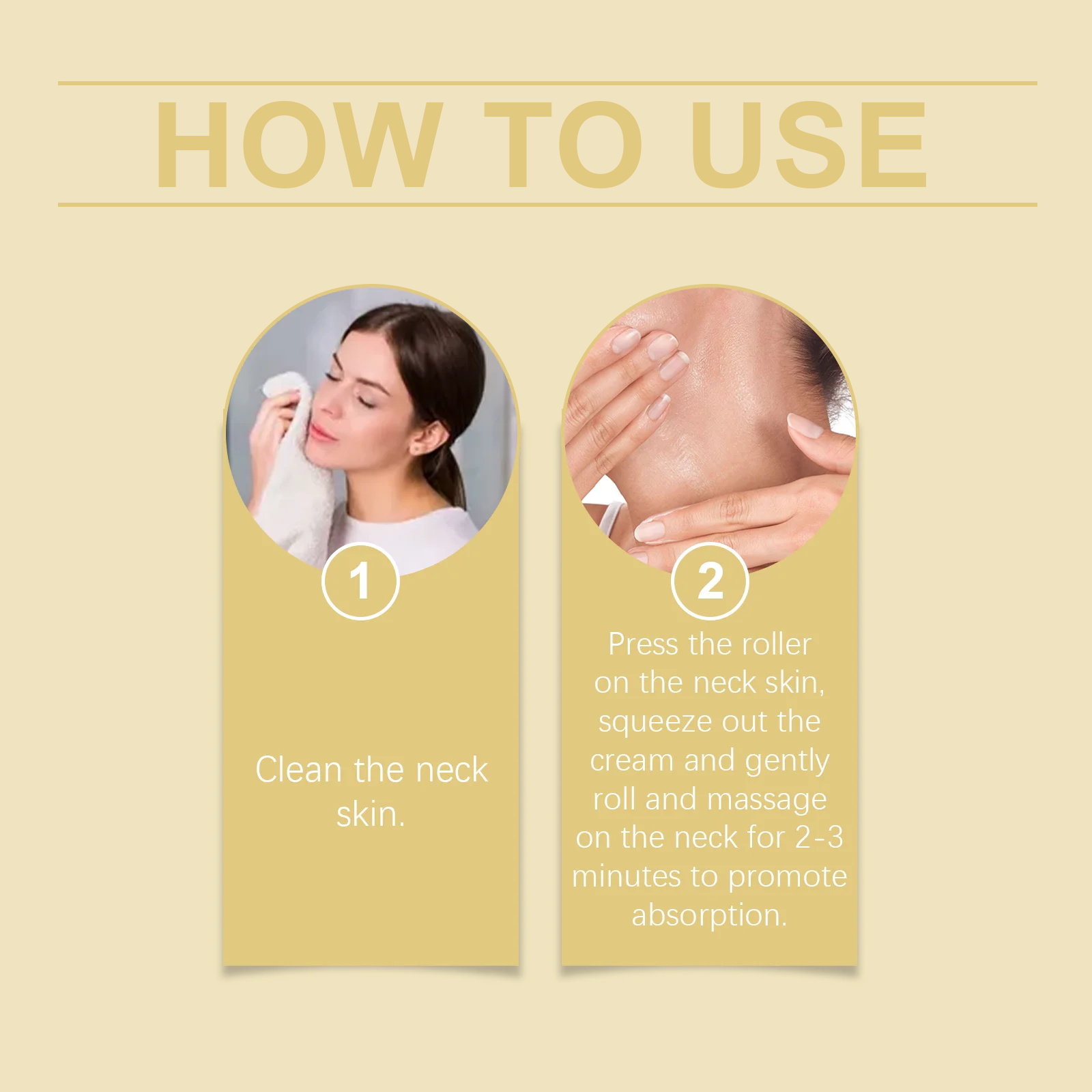 Firming Neck Cream with Roller – Lift, Tighten & Reduce Fine Lines