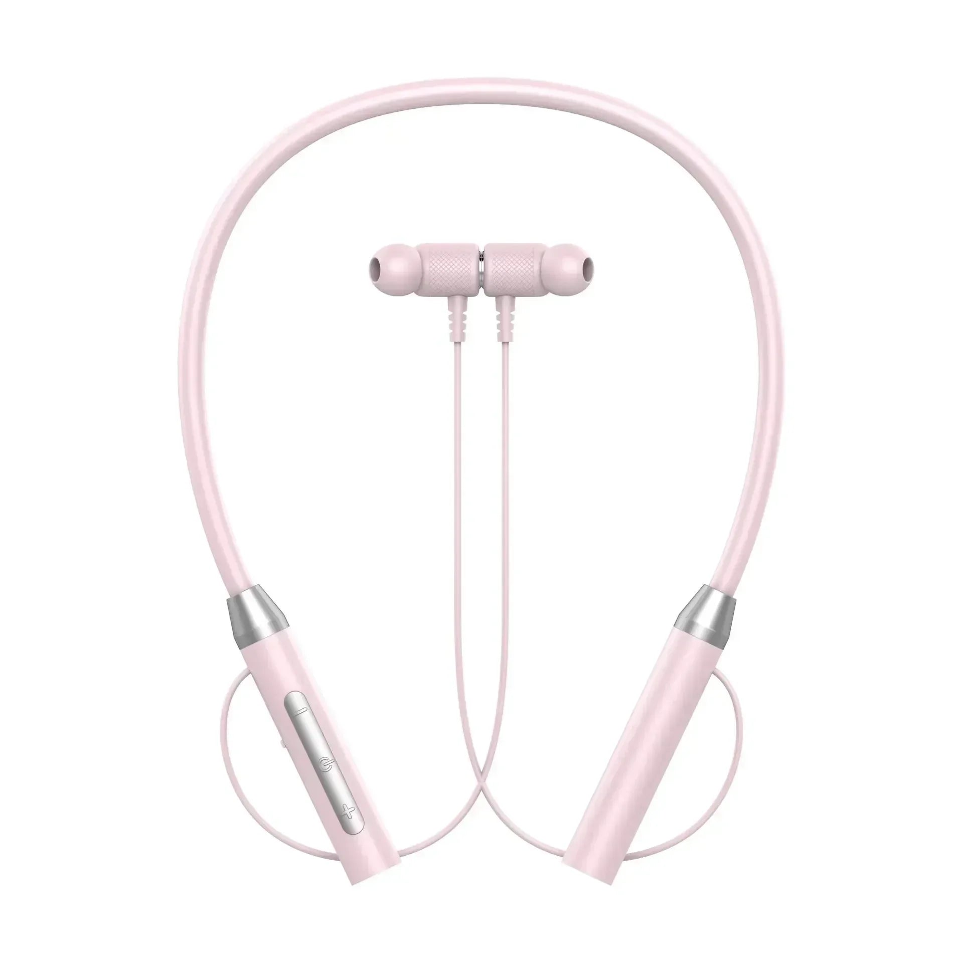 New K58 Bluetooth headset neckband magnetic headset sports running Bluetooth 5.3 headset with microphone Oasis Select pink