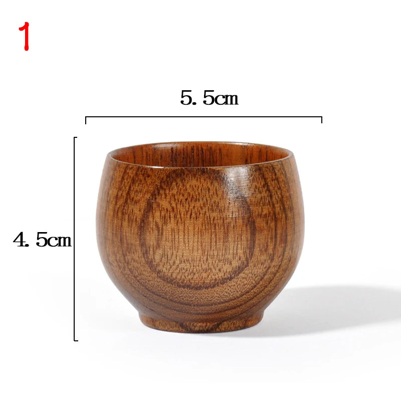 Handmade Spruce Wood Cup – Eco-Friendly Tea Coffee Drinkware Wooden Drinkware Cup Oasis Select 1