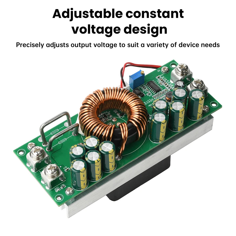 1500W/1200W DC-DC Buck Converter 15-90V to 2.5-72V 30A 50A Constant Voltage Adjustable Step-Down Module High Efficiency Oasis Select
