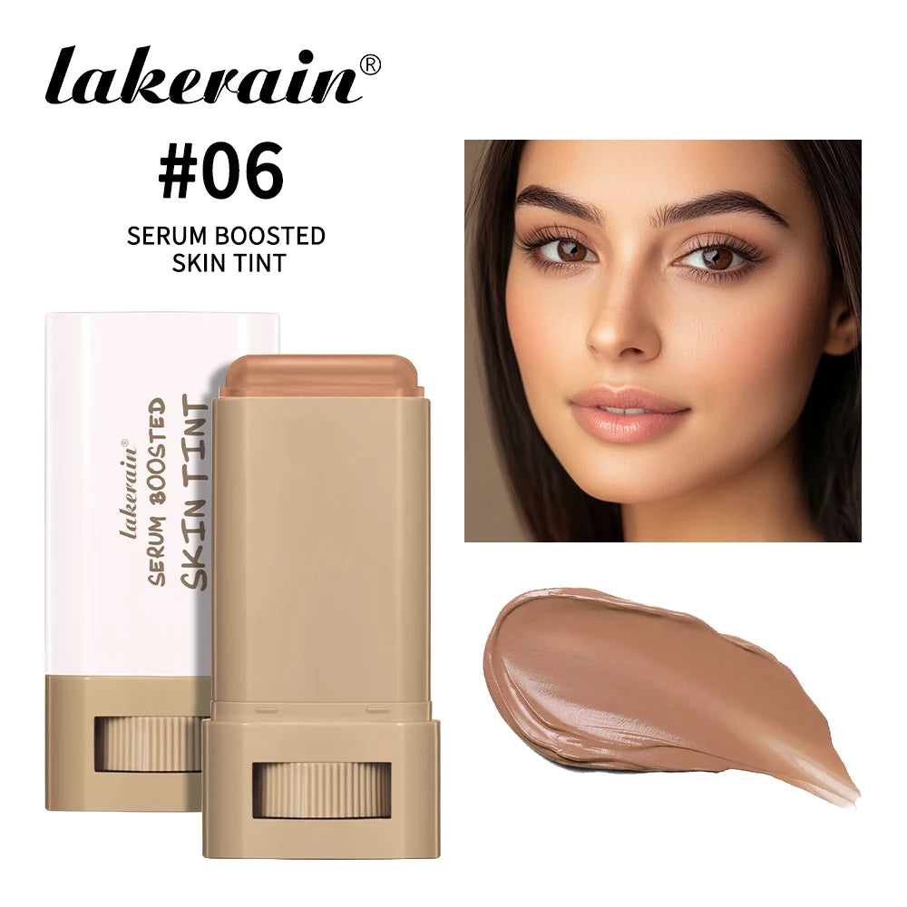 Skin Tint Stick Waterproof Nourishing Solid Tinted Serum Foundation Skin Tint Balm Face Tinted Face Contour Stick Makeup Oasis Select Color 6x2pcs