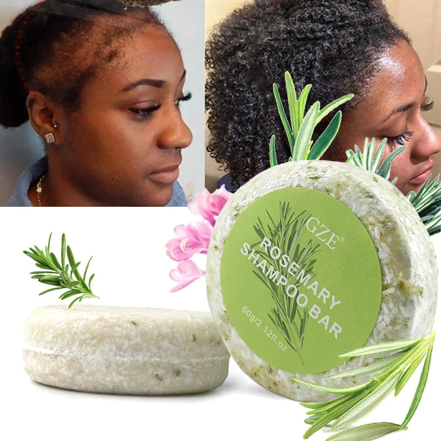 GZE Rosemary Shampoo Bar – Strengthening Cleanser, All Hair