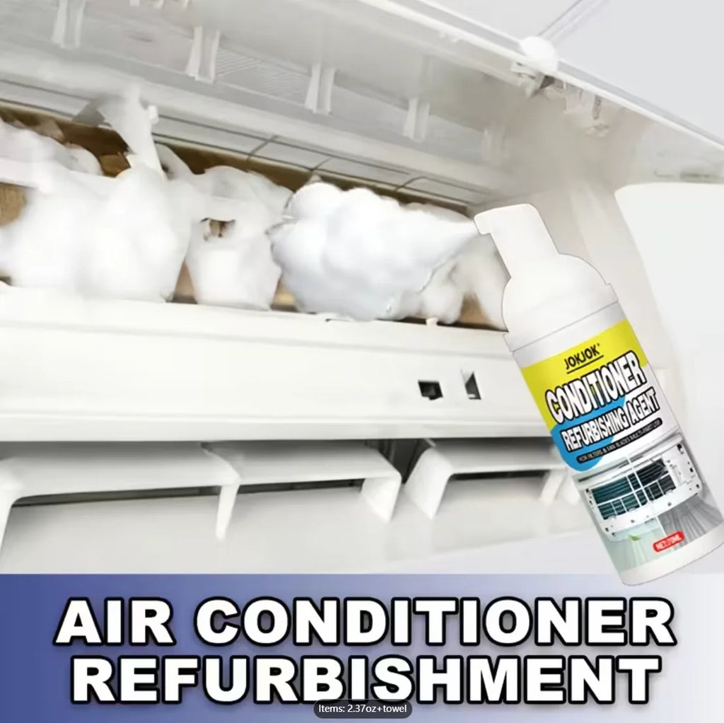 All Types Air Conditioner Cleaner - Surface Renovation Filter Polishing - No Hand Washing Required for Easy Maintenance Oasis Select