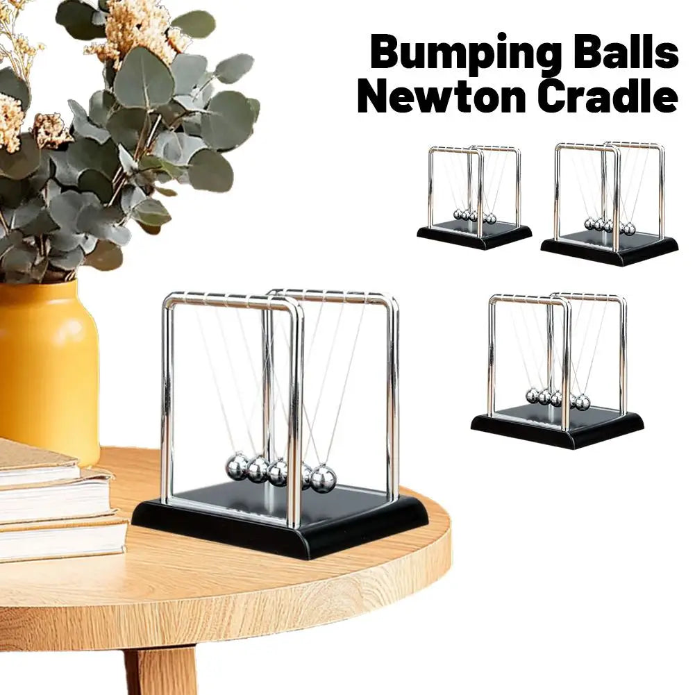 Newton's Cradle Balance Ball Steel Pendulum Motion Toy for Physics Science Education Stress Relief Desk Christmas Home Decor Oasis Select
