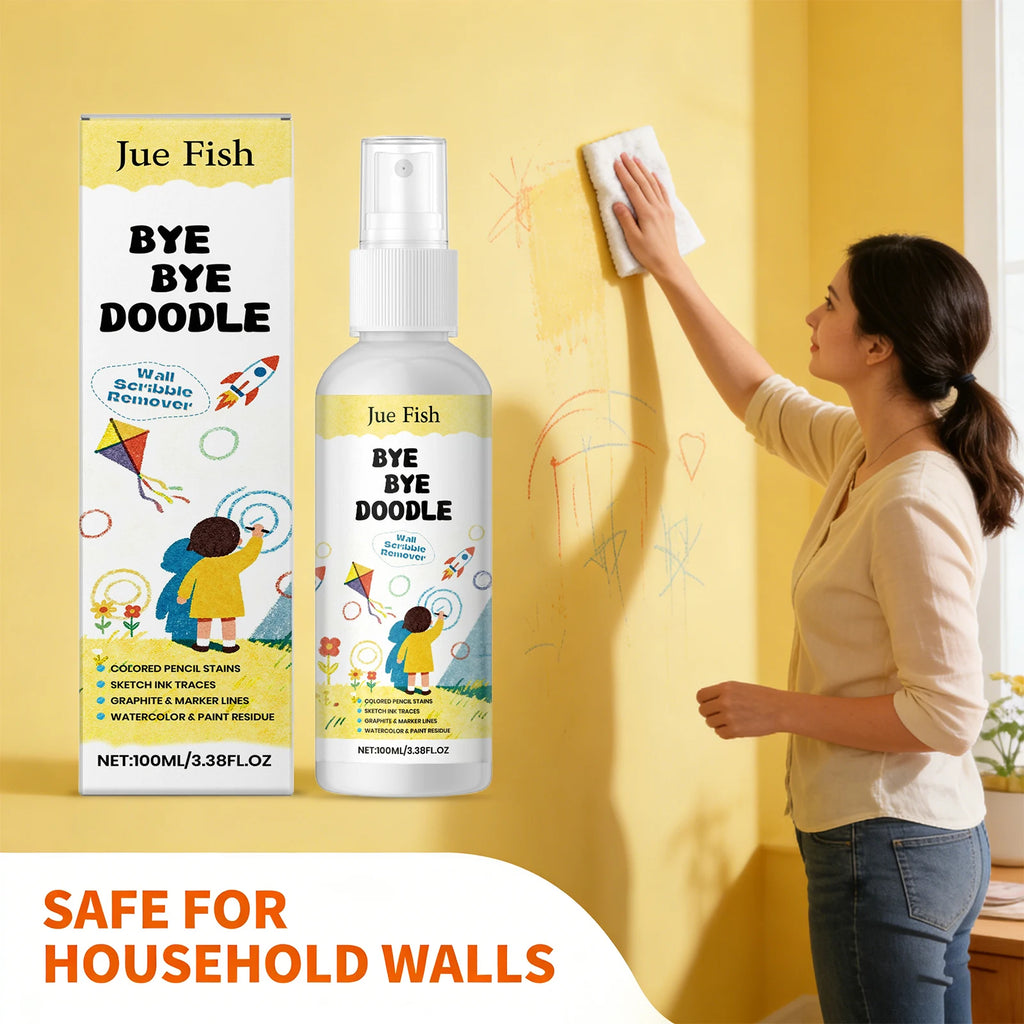 Doodle Remover Cleanser Wall Graffiti Cleaner Wall Colored Pencil Stains Remove Wall Spots Household Wall Cleaning Spray Oasis Select