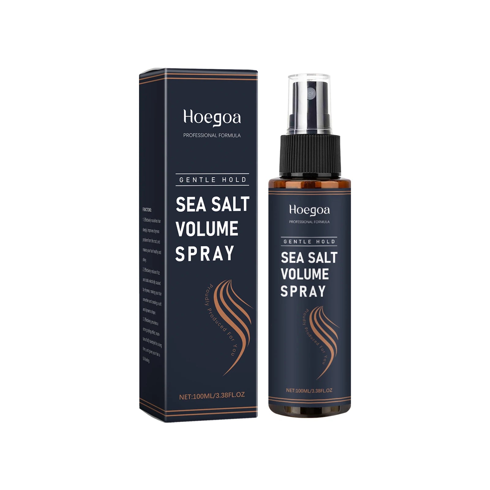 Sea Salt Hair Spray For Volume & Texture, Lightweight Styling Spray, Natural Hold, Frizz Control, Non-Greasy For Women & Men Oasis Select