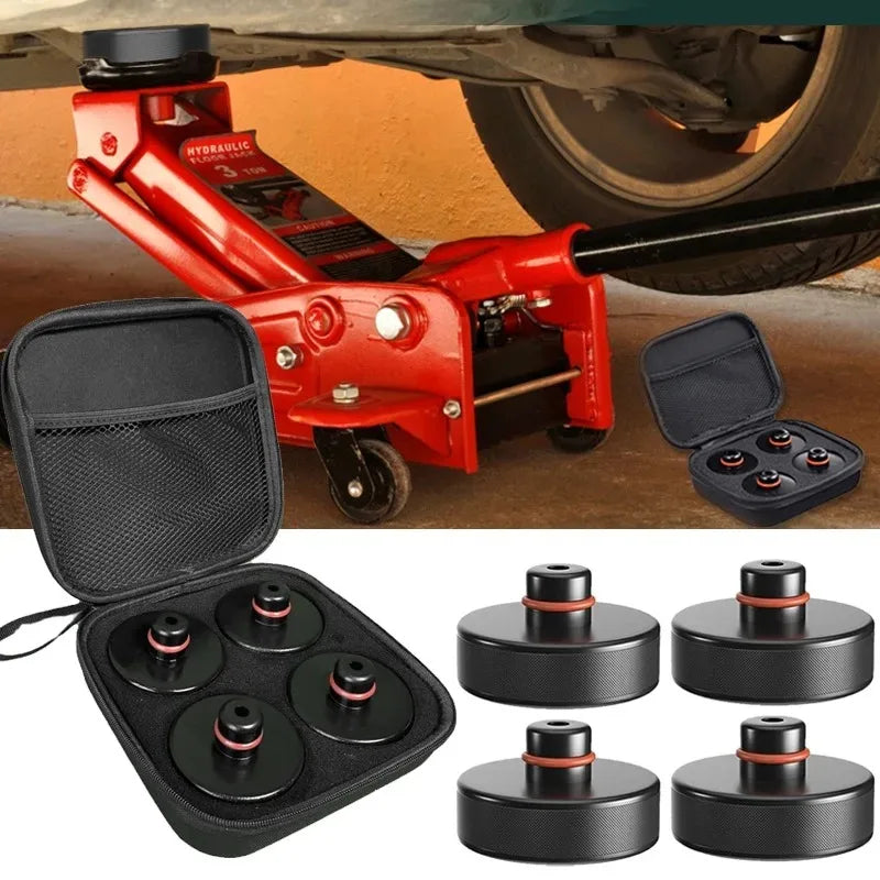 4pcs Heavy Duty Rubber Lifting Jack Pad for Tesla Model 3/S/X/Y/Y Juniper Lift Pucks Accessories for Tesla Vehicles 2013 To 2026 Oasis Select