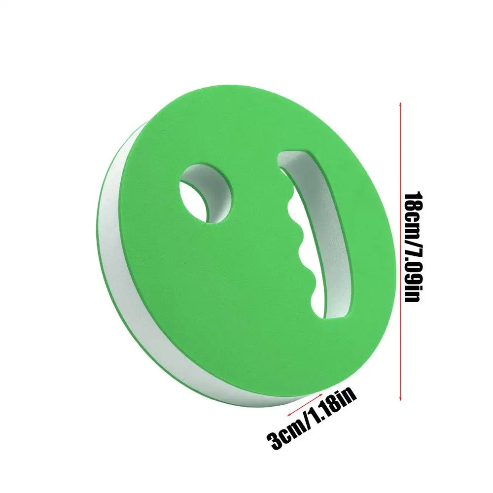 2Pcs Water Exercise Discs Swim Hand Disc Buoyancy Pool Exercise Swim Training Tool EVA Foam Aerobic Equipment Water Paddle Board Oasis Select Green