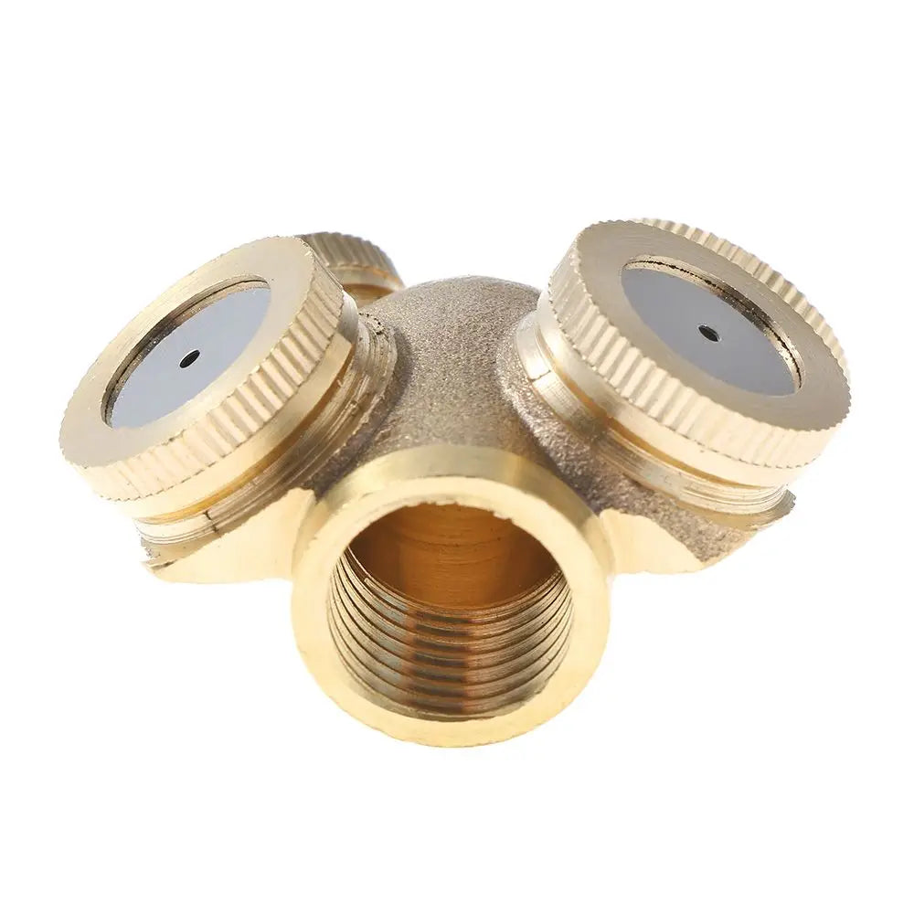 1/2/3/4 Holes Agricultural Connector Lawn Watering Cool Dust Irrigation System Spray Nozzle Garden Tools Misting Sprinklers Oasis Select
