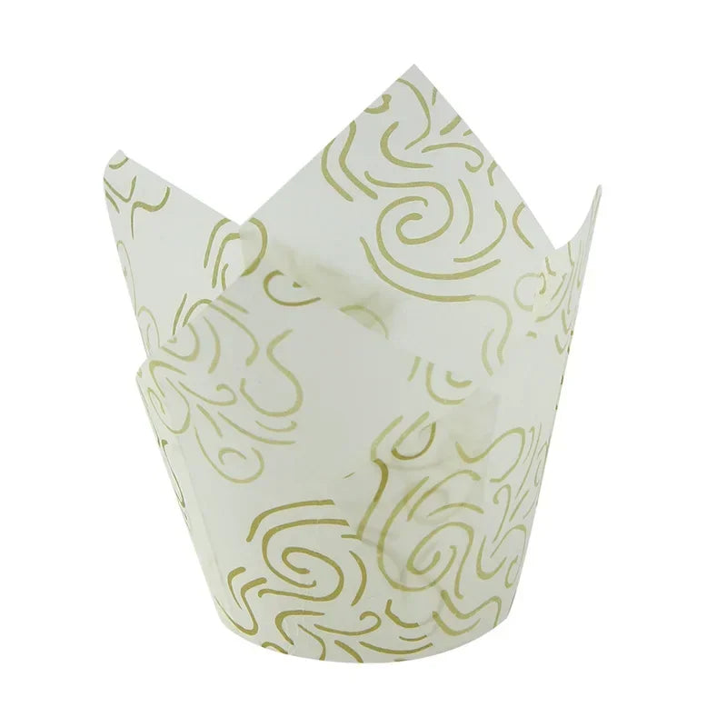 Cupcake Liners Muffin Liners Holders for Baking Cups Cupcake Wrappers in Standard Size Classic Parchment Paper Cupcake Liners Oasis Select D 50PCS-1 SET
