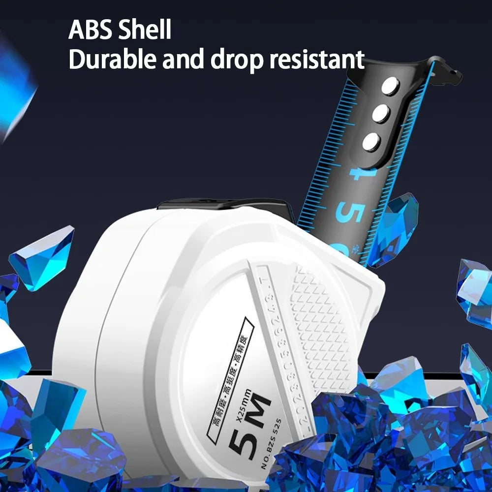 3/5/7.5/10 Meter Tape Measure Blue Light Wear-resistant Measuring Tape Self-locking Portable Measure Puller Ruler Oasis Select
