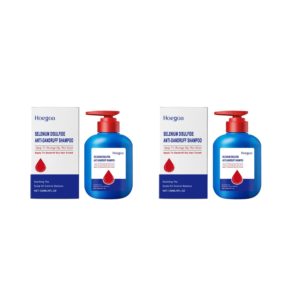 Selenium Sulfide Shampoo Deep Cleansing Remove Dandruff Reduce Scalp Itchy Balance Oil Strengthen Hair Roots Fluffy Hair Shampoo Oasis Select 2pcs