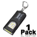 Mikenoon Mini COB LED Keychain Flashlight | USB-C Rechargeable