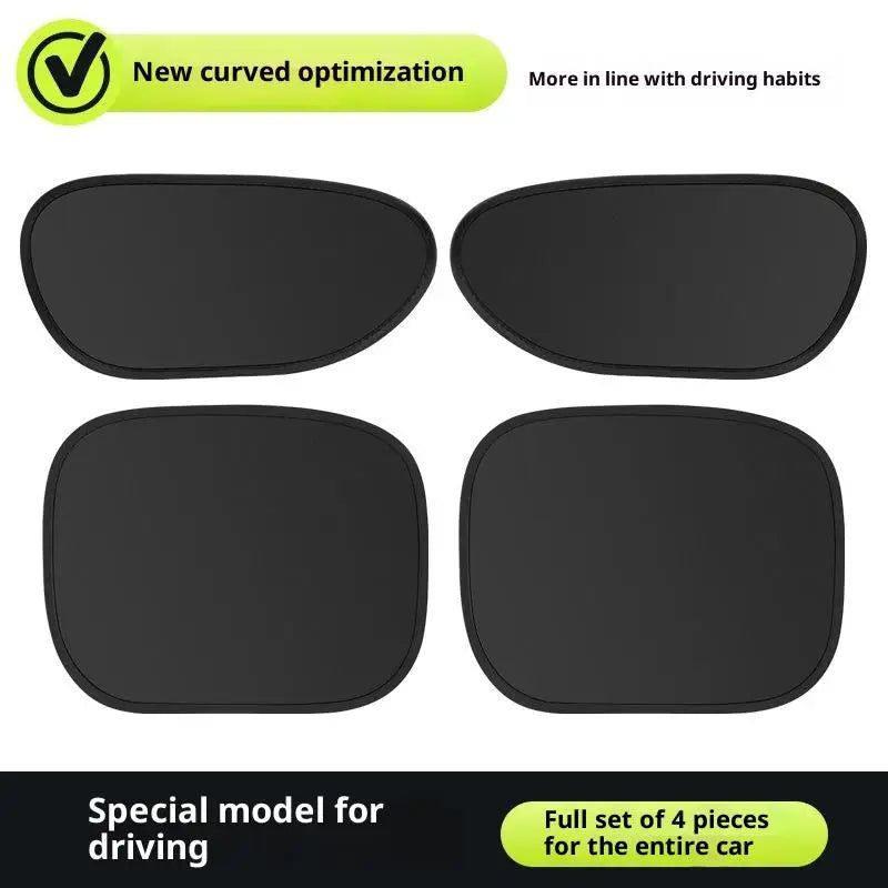 Car Window Sun Shade, Universal Side Window Sunshade, UV Protection, Heat Insulation, Privacy Screen, Block Sun Glare Oasis Select 6