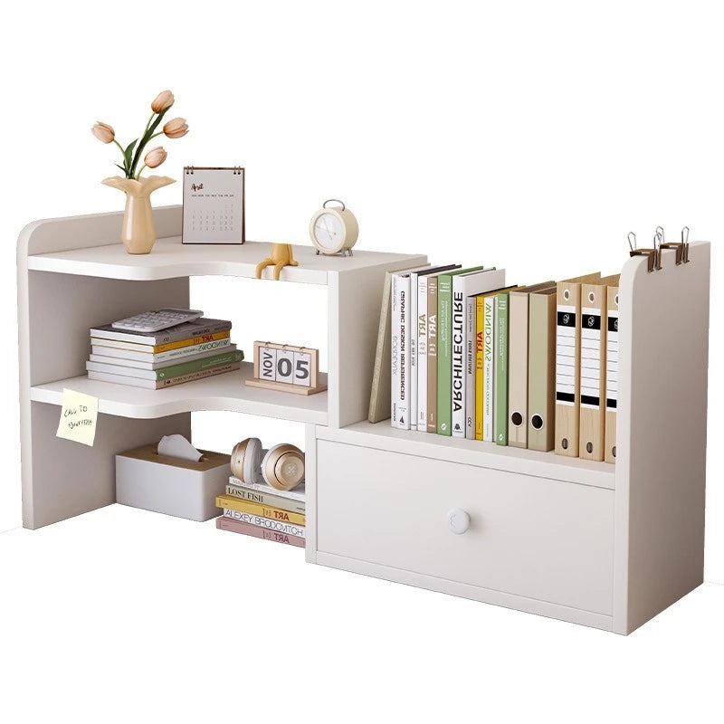 Bookshelf Office Desktop Storage Shelves Multi layer Scalable Shelves Student Desk Storage Boxes Small Bookcases Oasis Select