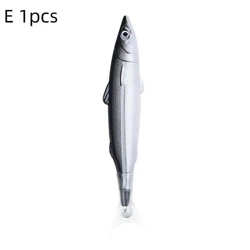 Realistic Fish Pattern Gel Pen 1/3/5Pcs Cute Novelty Stationery for Students School Office Daily Writing Oasis Select E