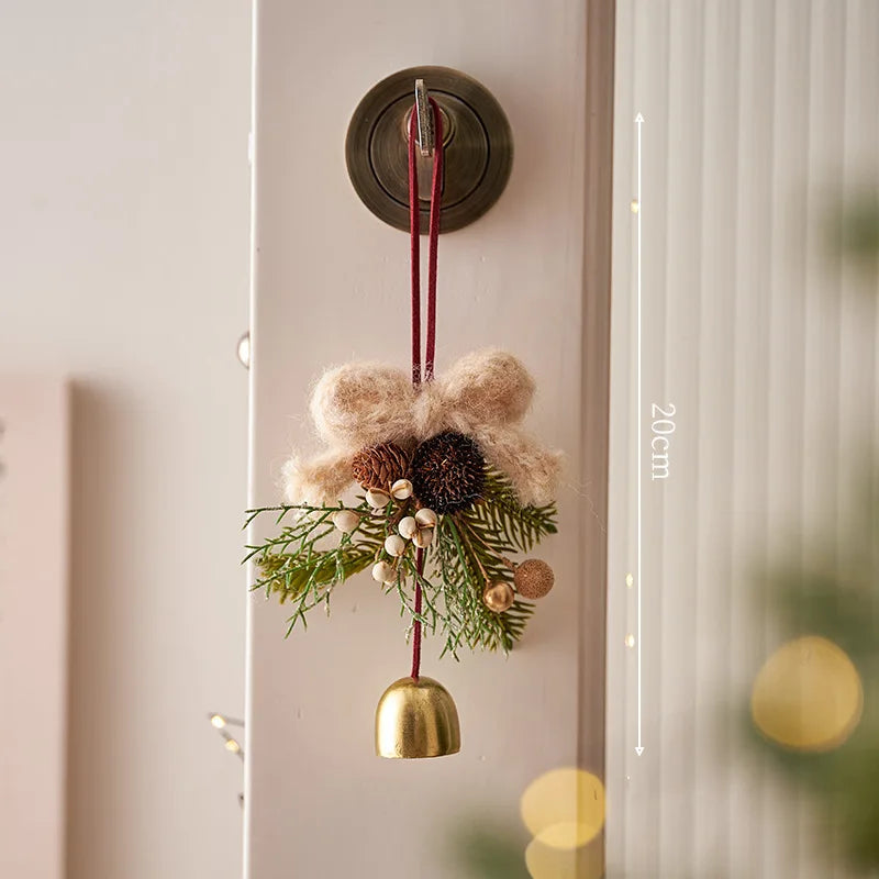 Christmas Decorations Christmas Bells Wreaths Christmas Tree Decorations Atmosphere and Scene Decorations Home Decor Oasis Select Plush bow
