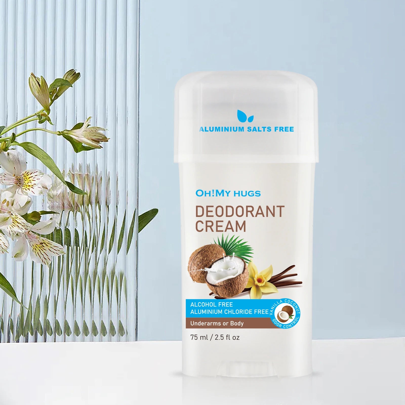YURHERSU Coconut Deodorant Cream – Fresh, Unisex, CPNP Deodorant Cream Oasis Select