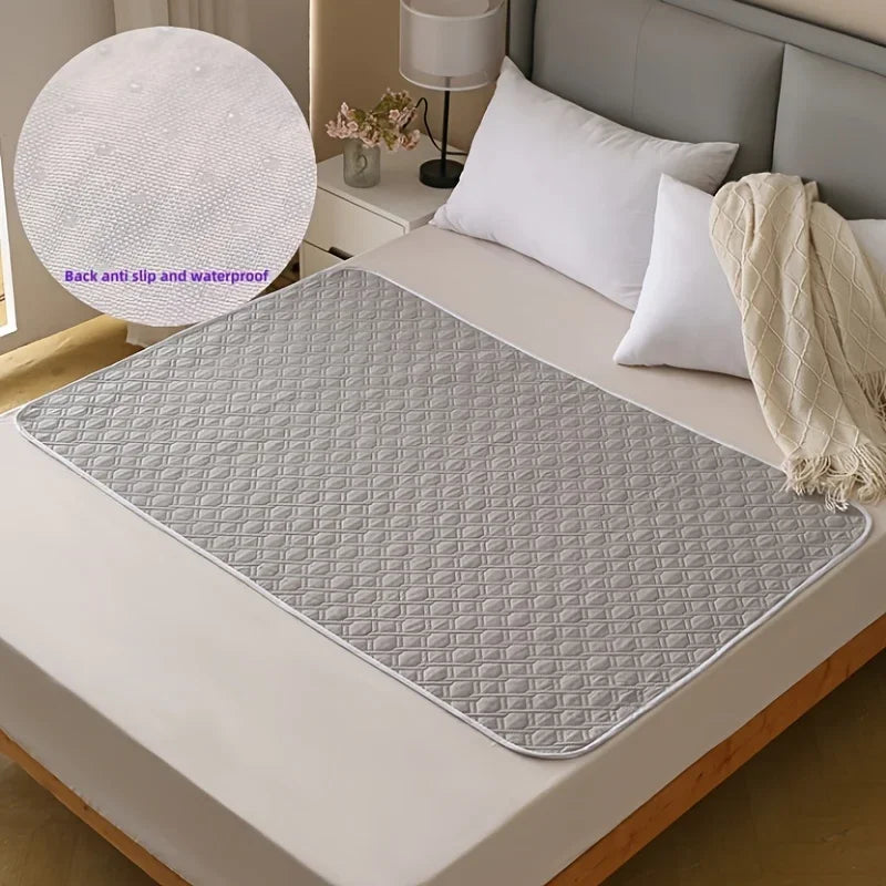 Leak-Proof Washable Incontinence Pad - Counter-slip Non-Woven Fabric Bed Mat for Seniors, Pets, Menstruation & Home Use Oasis Select