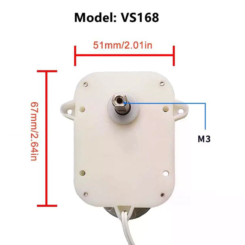For VS168 DC 3V Watch Winder Motor Automatic Mechanical Watch Winder Case Shaker Motor Rotating Watch Box Motor Oasis Select