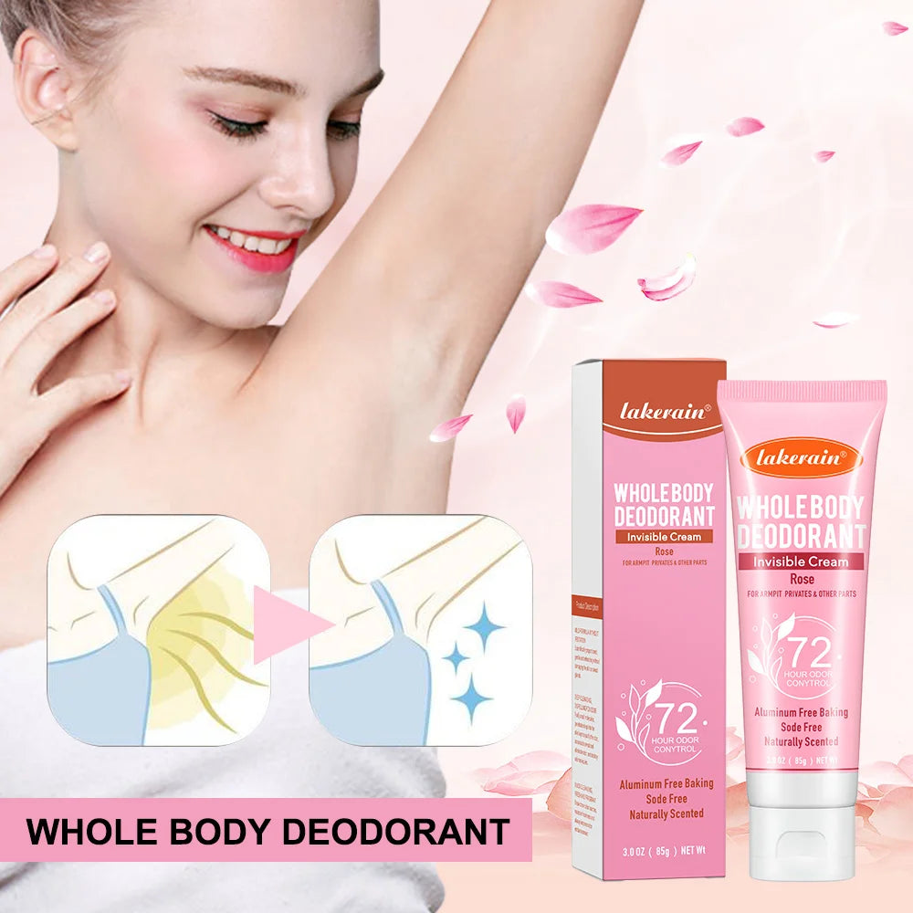 Body Deodorant Cream 72 Hours Cream Body Deodorant Fruit Scented Deodorant Long Lasting Fragrance Oder Control Aroma Perfume Oasis Select