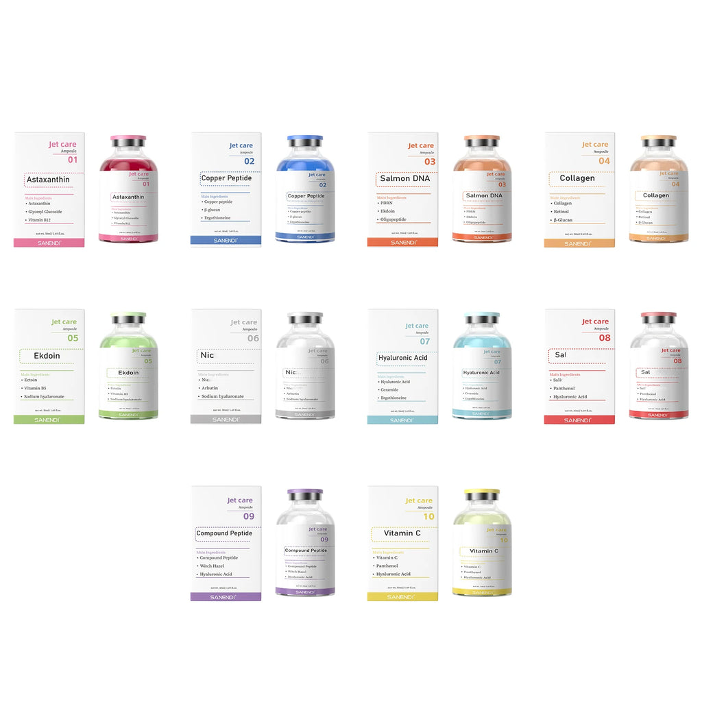 SANENDI Salmon DNA Serum – Hyaluronic Acid & Peptide Essence Face Serum Essence Oasis Select Jet Care 10 Types