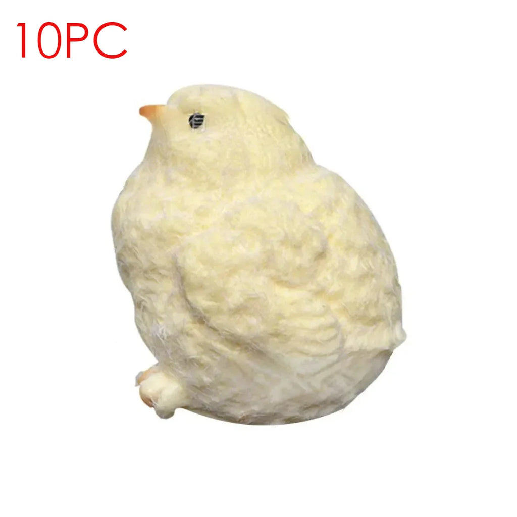 Squishy Chicken Stress Toy – Soft Taba Chick Fidget Squeeze Squishy Fidget Toy Oasis Select 10PC One Size