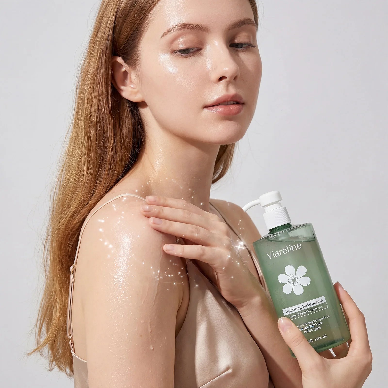 Hydrating Body Essence Serum Aloe Ceramide Hydrating Locking Moisture Silky Smooth Texture Fast Absorbing Skincare Serum Oasis Select