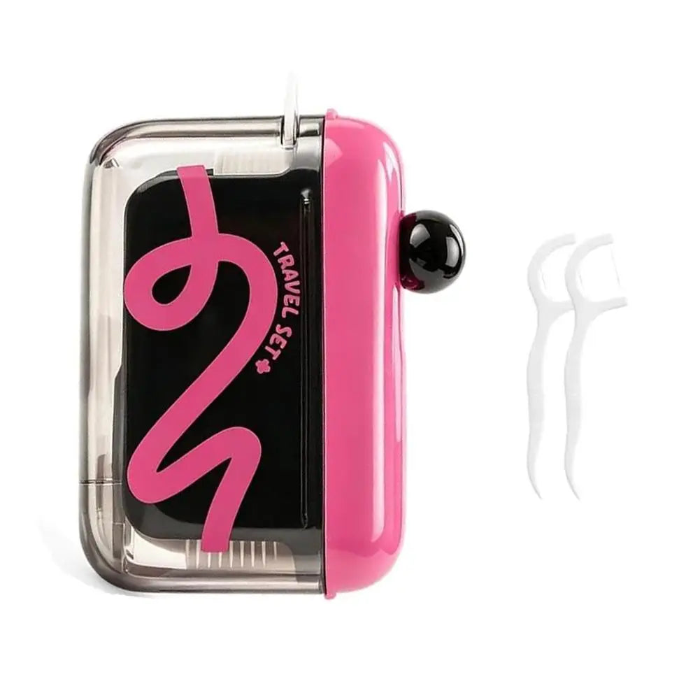 Portable Pop-Up Dental Floss Dispenser | Refillable Box