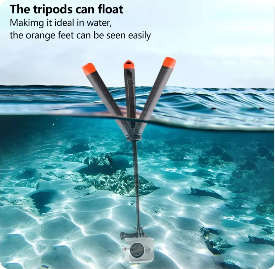 Floating Selfie Stick Grip Tripod for GoPro, DJI & Insta360