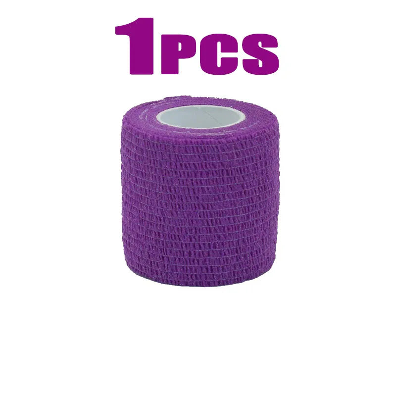 48/1Pcs Purple Sport Self Adhesive Elastic Bandage Wrap Tape Elastoplast For Knee Support Pads Finger Ankle Palm Oasis Select 1pcs 2.5cmX4.6m