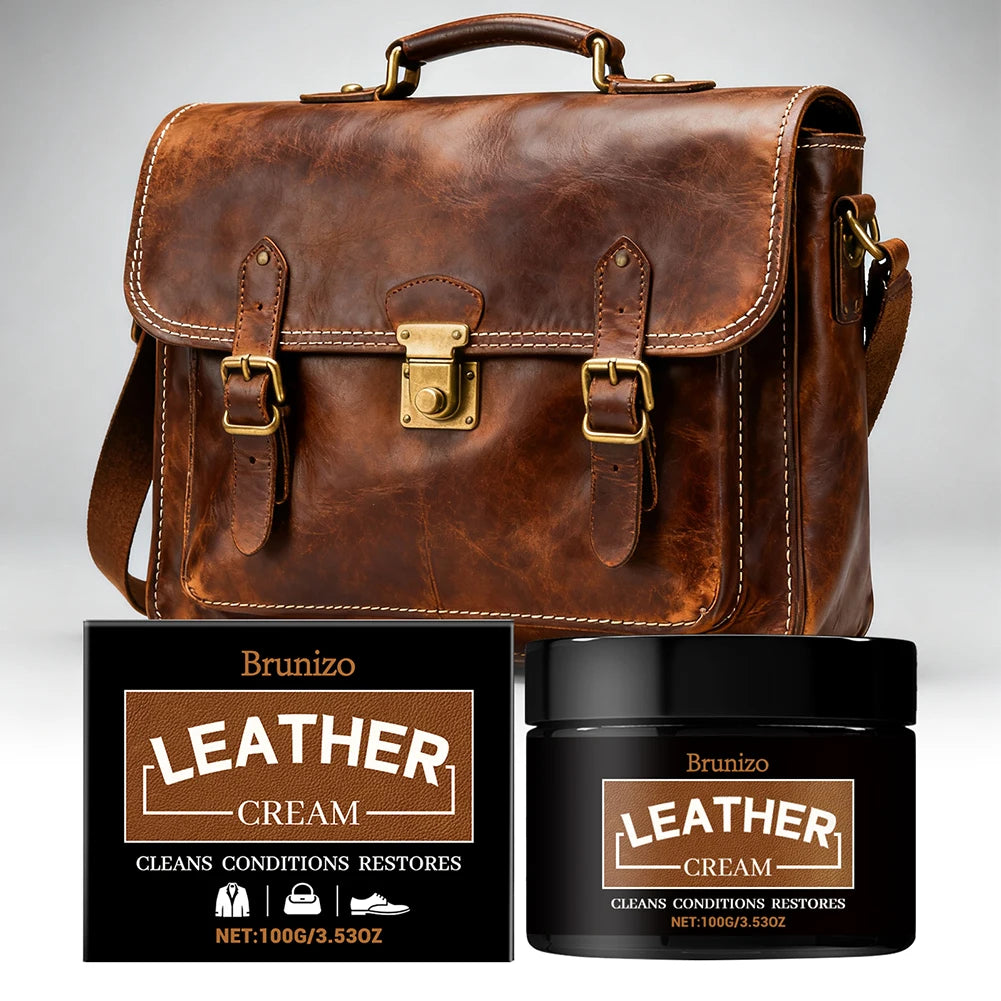Leather Cleaning & Care Cream | Waterproof Polish for All Leather