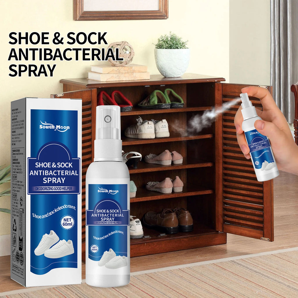 South Moon Shoe & Foot Deodorizer Spray – Antibacterial 60ml Foot Deodorizer Spray Oasis Select