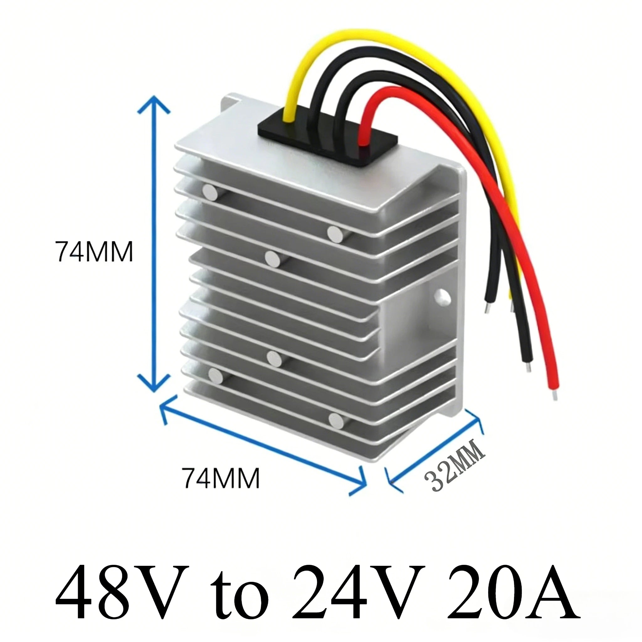 48V to 24V 5A-20A Step Down Buck DC-DC Power Converter 48 Volt to 24 Volt 5 AMP Voltage Regulator Voltage Reducer with CE RoHS Oasis Select 48V to 24V 20A 48V 24V
