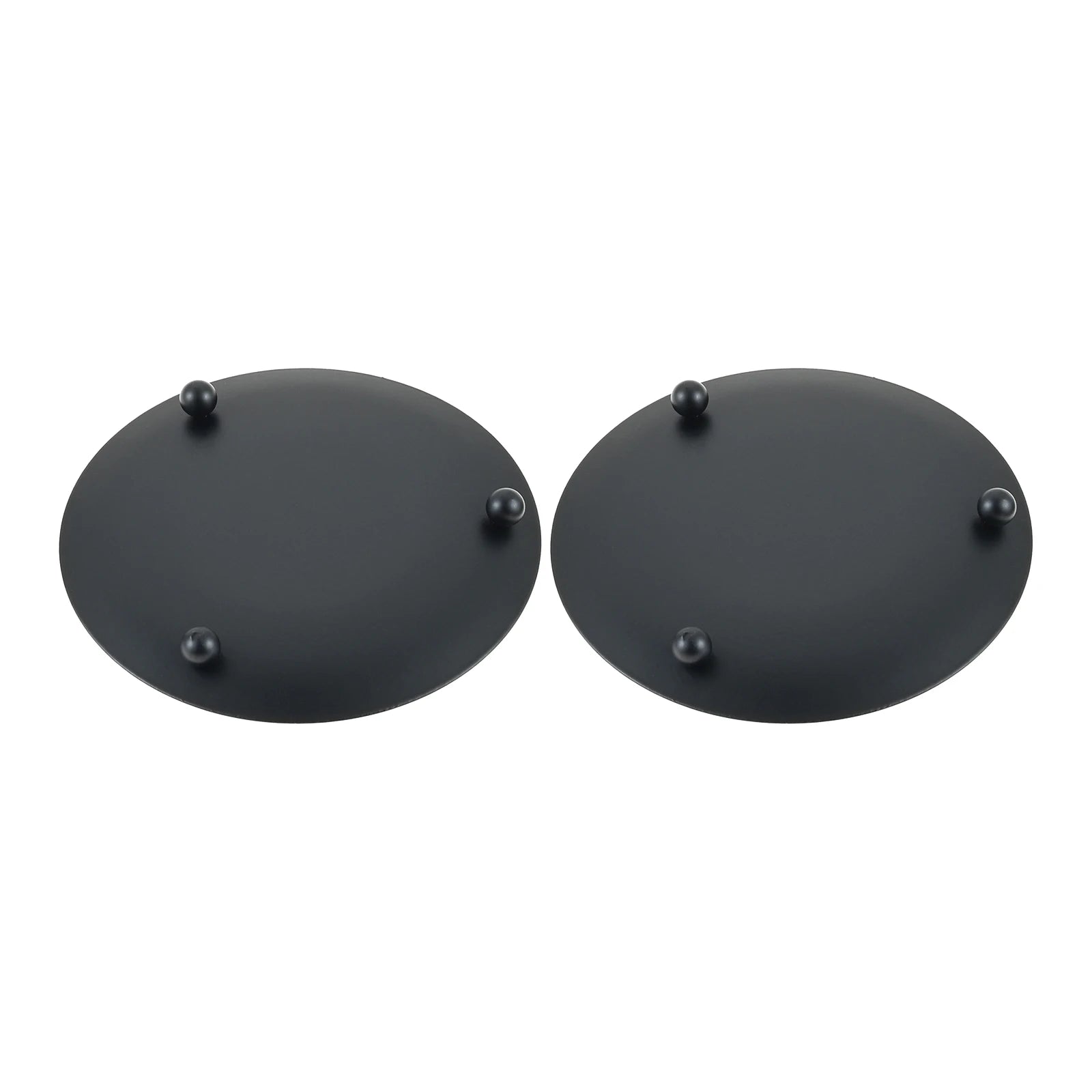 2pcs 10cm Black Iron Candle Holders Fits for A Variety of Candles Suitable for Candlelight Dinners To Create Romantic Atmosphere Oasis Select
