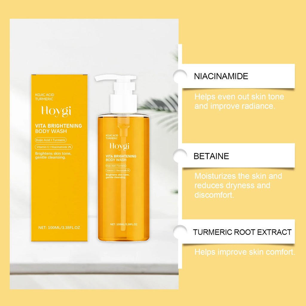 Kojic Acid & Turmeric Brightening Body Wash | Shower Gel Brightening Body Wash Oasis Select