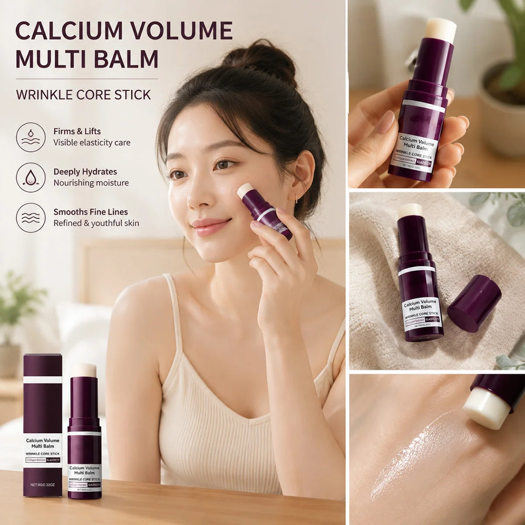 Calcium Multi Balm Stick, Collagen & Elastin Wrinkle Stick, Moisturizing Balm for Eye & Neck Balm, Face Moisture Balm Oasis Select