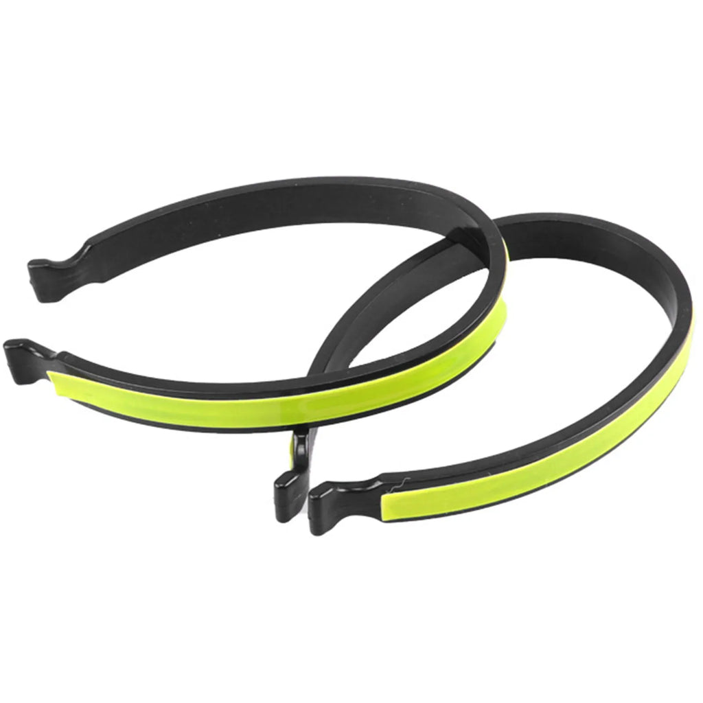 Reflective Clips Bicycle Pants Clip Our Bike Pants Clips Are Coated With Reflective Material 10.1 Cm X 1.1 Cm 2pcs/4pcs Oasis Select 2pcs