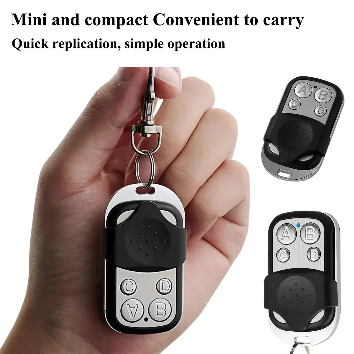 2PCS/3PCS Wireless RF Remote Control 433MHz Electric Gate Garage Door Remote Control Key Fob Duplicator Controller Oasis Select