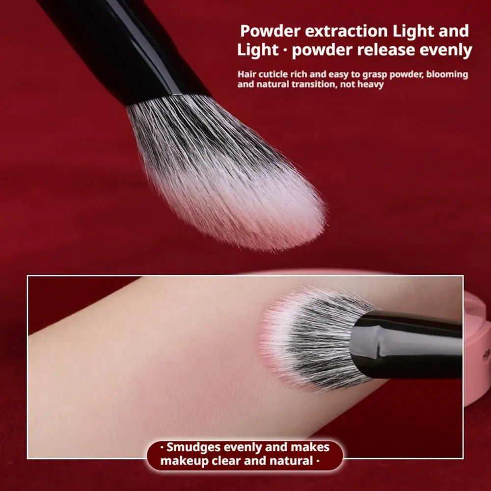 Angled Powder Blush Brush – Soft Synthetic Makeup Brush Makeup Brush Oasis Select