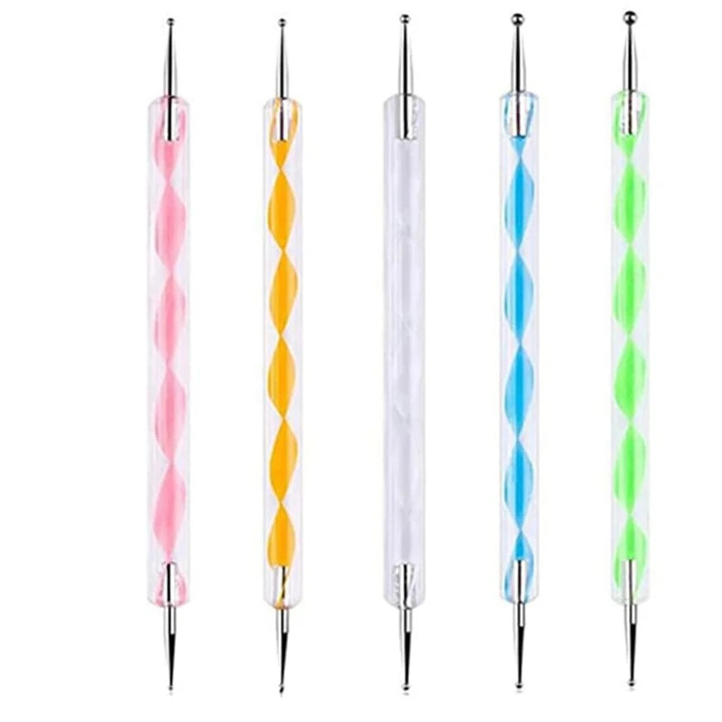 WISH 14Pcs Polymer Clay Tool Kit Clay Rolling Pin With Thickness Rings, Tissue Blades, Slicer Knife, Dotting Tool For Pottery Oasis Select