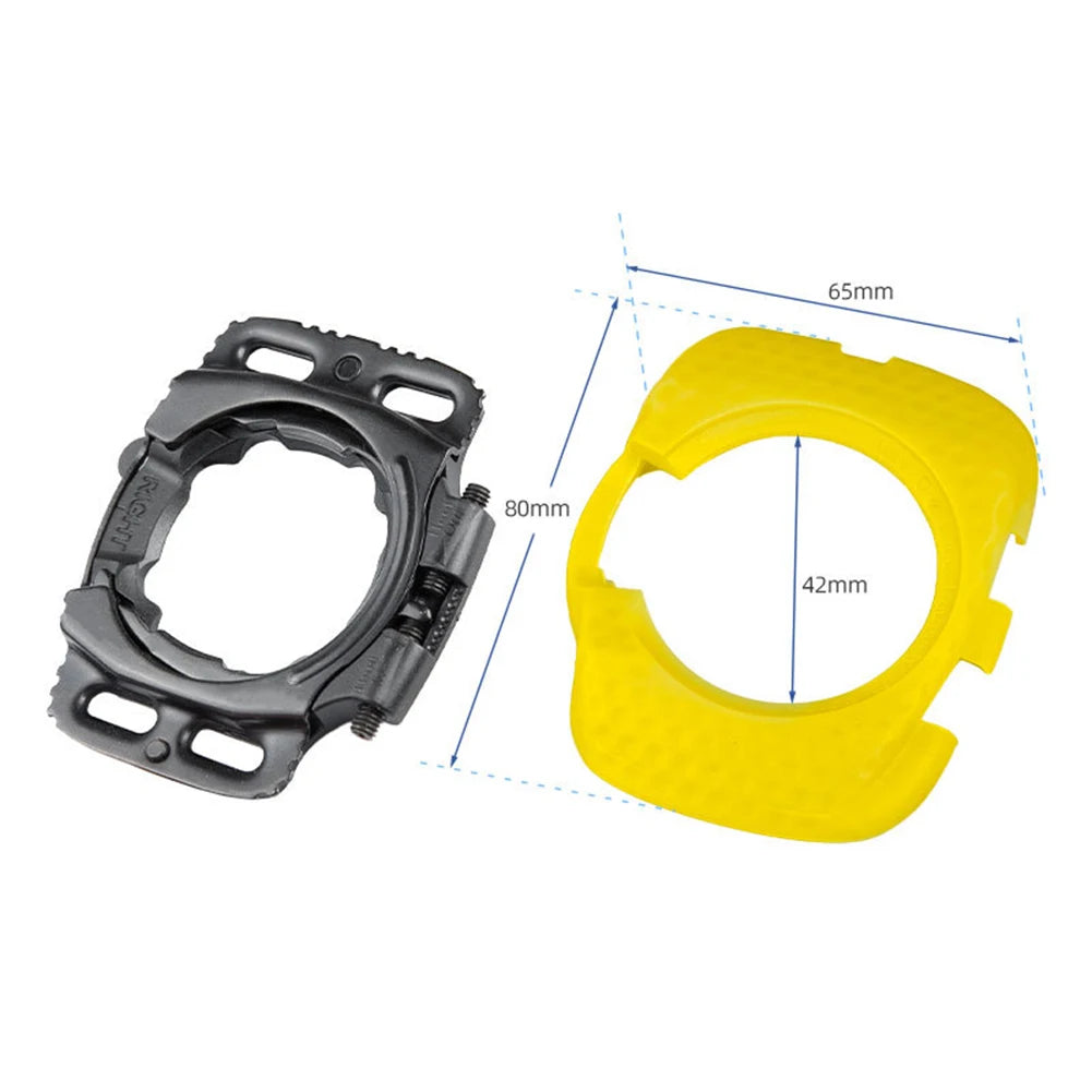 Pedal Protection Cover 1Pair 80x65x10mm Black/Yellow Second Generation Lollipop 2022 New Bicicleta High Quality Oasis Select